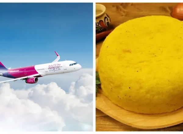 Wizz Air a început să vândă mămăligă cu brânză la plic. Cu cât poți mânca 