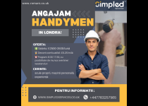 Angajam handymen in mentenanta Londra (munca usoara)